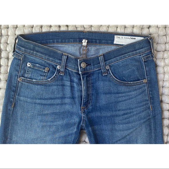Rag & Bone Distressed Skinny Jeans Sz. 26 - Picture 7 of 9